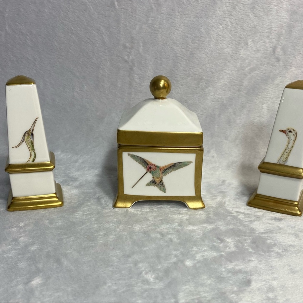 Vintage Villeroy & Boch Classic Collection Charleston Birds Salt/Pepper Sugar - Picture 2 of 14